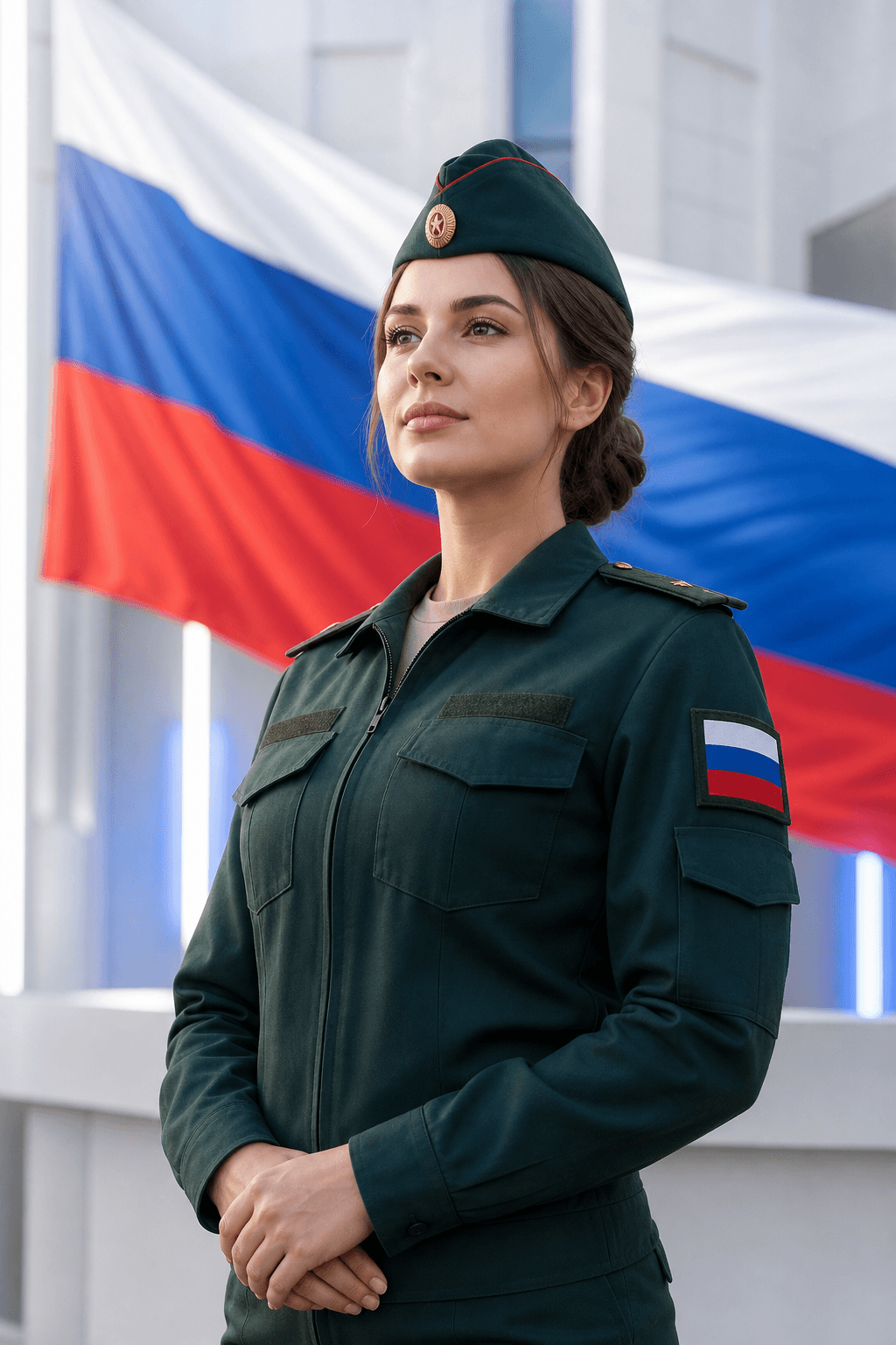 Женщина-военнослужащая